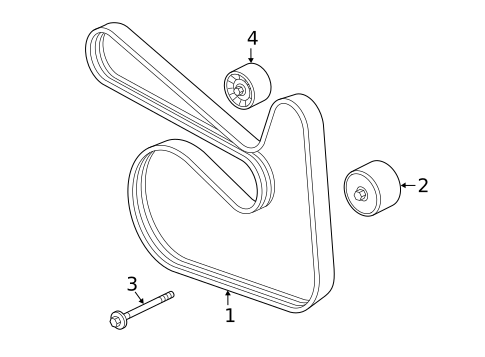 Belts & Pulleys for 2019 Mercedes-Benz S 560e #0