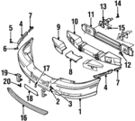 90545610 - : Bumper Guard for GM Image