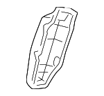 81529TE0A42 - Body: Motor Cover for Acura: MDX, TLX Image