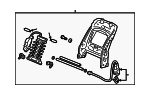 81526STXL02 - Body: Seat Back Frame for Acura: MDX Image