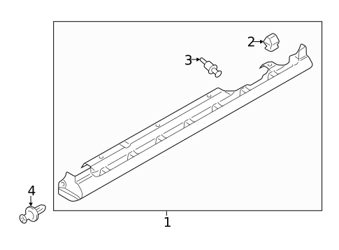 Exterior Trim - Pillars for 2014 Mazda 5 #0