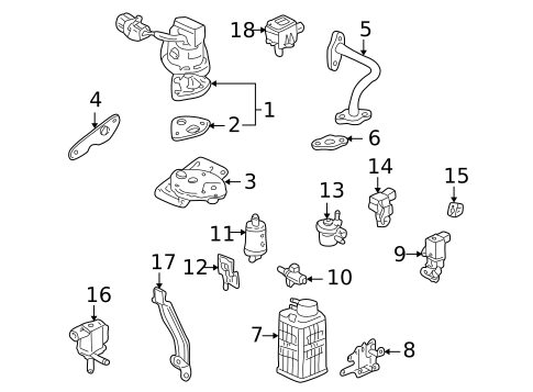 Emission System for 2001 Acura NSX #0