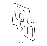 17378SL0A60 - Emission System: Filter Bracket for Acura Image