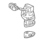 18011PR7A00 - : 1991-2005 Acura NSX - Valve Set, Egr for Acura: NSX Image