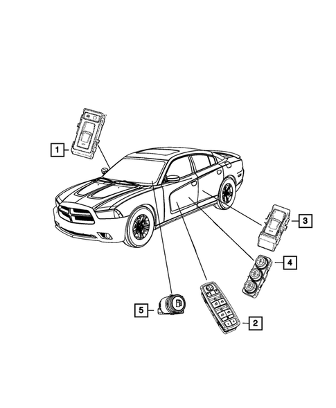 Switches for 2013 Dodge Charger #2