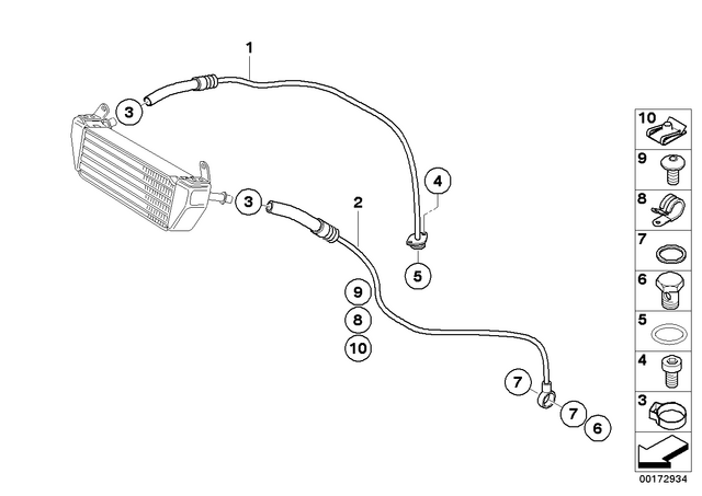 17227677523 - : Pipe Clamp                for BMW-Motorrad Image