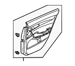 83701TK4A13ZE - : Door Trim Panel for Acura Image