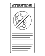 852623B500 - Body: Info Label for Kia: Amanti Image