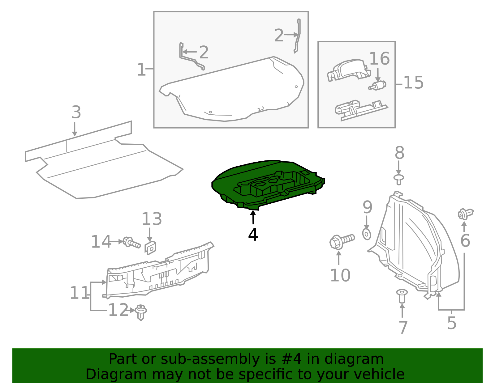 2020-2025 Toyota Corolla Spare Tire Carrier 64777-12330 | OEM