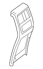 16668074037E94 - Body: Rear Cover for Mercedes-Benz Image