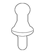 C2P17121 - Engine: Engine Cover Ball Stud for Jaguar Image