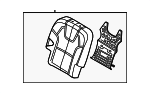 89400S9670XNA - Body: Seat Back Assembly for Kia Image