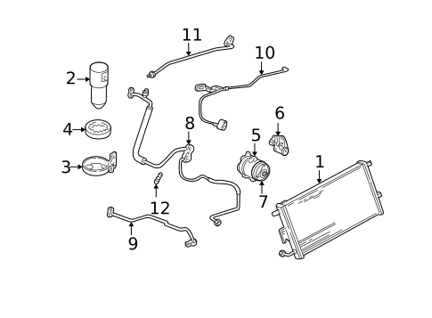 A/C Condenser & Evaporator for 1997 Chevrolet Corvette #0