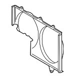 167110D010 - Cooling System: Fan Shroud for Toyota: Corolla Image