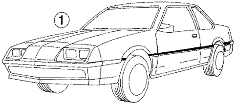 Stripe Tape for 1985 Buick Skyhawk #3