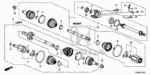 44317TR4A92 - Chassis: BAND, OUTBOARD BOOT for Honda Image