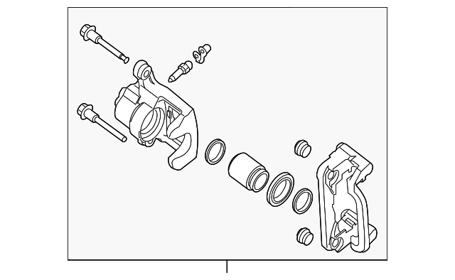 2011-2019 Nissan Disc Brake Caliper 44011-1KD0A | OEM Parts Online
