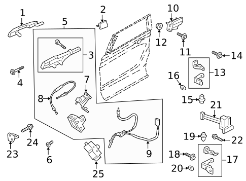 Lock & Hardware for 2023 Ford Expedition #1