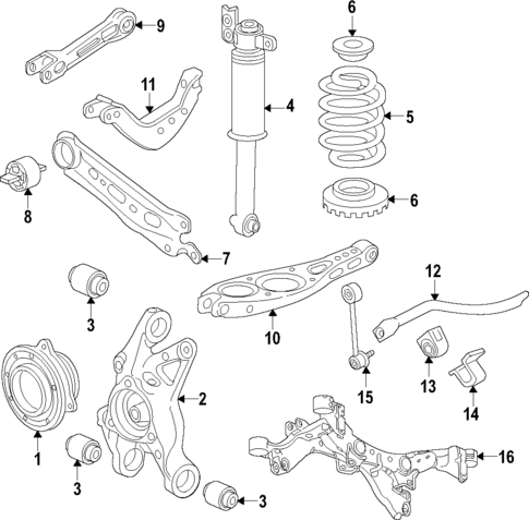 Rear Suspension for 2019 Chevrolet Equinox #0