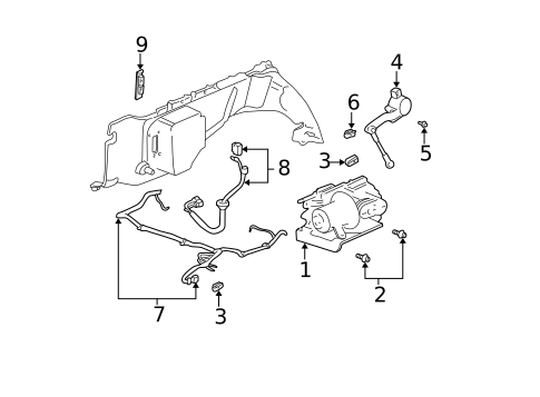 Ride Control Components for 2008 GMC Envoy #0