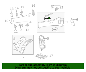 23409078 - Outer Rail Bracket IPI Parts