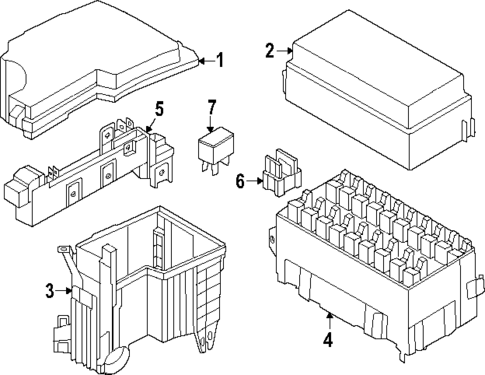 Fuse & Relay for 2025 INFINITI QX80 #0