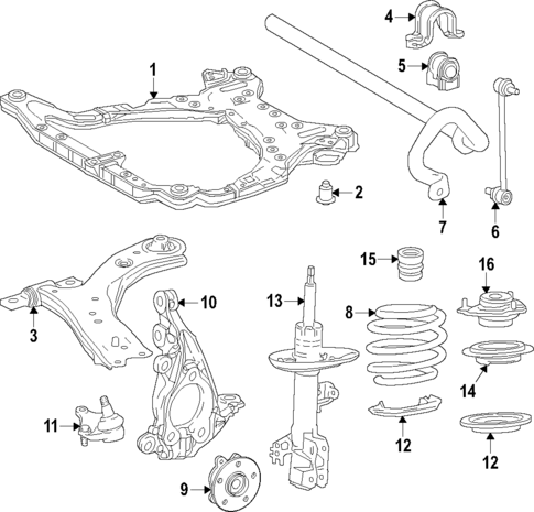 Suspension Components for 2025 Toyota Camry | American Toyota Parts