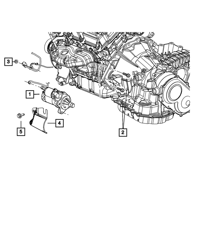 6102225AA - Electrical: Hex Head Screw And Washer for Mopar Image