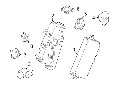 Parking Aid for 2011 BMW X6 #0