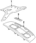7994410Y10 - Body: Grille for INFINITI: J30 Image