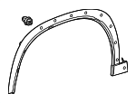750850E901 - Body: Wheel Opening Molding for Lexus: TX350, TX500h, TX550h+ Image