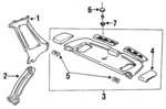 84131SL5A00ZB - Body: Upper Quarter Trim for Acura: Vigor Image
