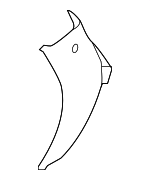 T2H36946LKP - Body: Lock Pillar Trim for Jaguar Image