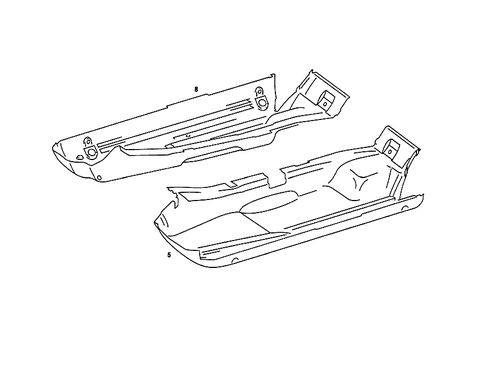 Front Floor for 1989 Mercedes-Benz 190 E #0