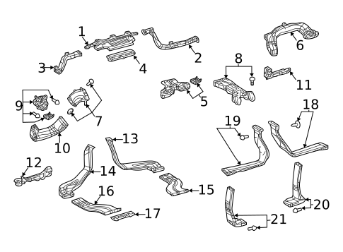 Ducts for 2025 Lexus LS500 #0