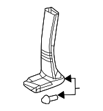 8727750020 - Body: Rear Duct for Lexus: LS500, LS500h Image