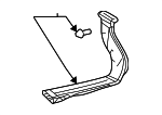 8727650010 - Body: Rear Duct for Lexus: LS500, LS500h Image