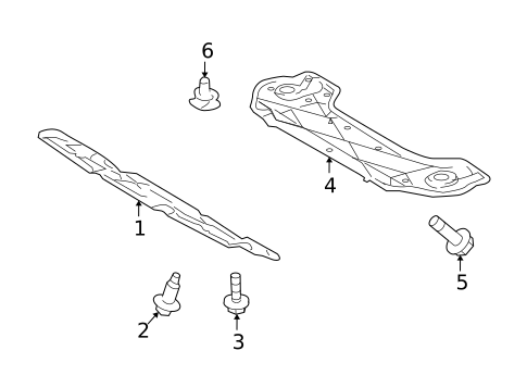 Splash Shields for 2013 Toyota Highlander #1