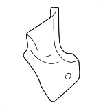 8D1867271A47E - Body: Kick Panel Trim for Audi: A4, A4 Quattro, S4 Image