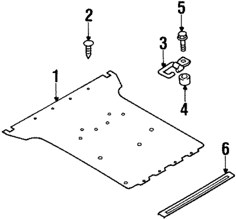 Interior Trim - Rear Body for 2003 Isuzu Rodeo Sport #0