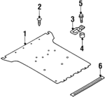 8971598910 - : Carpet for Isuzu Image