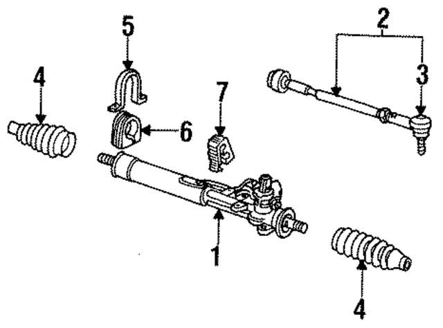 191419812 - : Steering Tie Rod End for Volkswagen: Cabrio, Corrado, Golf, Jetta, Passat Image