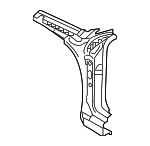 8S8809205A - Body: Body A-Pillar Reinforcement for Audi Image