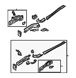 8S7803103TA - Body: Rail Assembly for Audi: TT Quattro, TT RS Quattro, TTS Quattro Image
