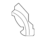 5Q0805757 - Body: Apron Panel Bracket for Audi: A3, A3 Quattro, A3 Sportback e-tron, S3, TT Quattro, TT RS Quattro, TTS Quattro Image