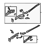 8S7803104TB - Body: Rail Assembly for Audi: TT Quattro, TT RS Quattro, TTS Quattro Image