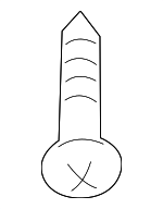 907600512 - Body: Overhead Console Screw for Mazda: 3, 6, CX-9, MX-5 Miata Image
