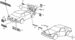 87125041680 - Interior/Bumper: PLATE, NAME for Honda Image image