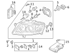 N10721806 - Electrical: Headlight Bulb for Audi Image