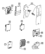 68540647AA - Electrical: Transfer Case Control Module for Mopar Image
